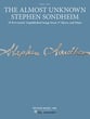 The Almost Unknown Stephen Sondheim Vocal Solo & Collections sheet music cover